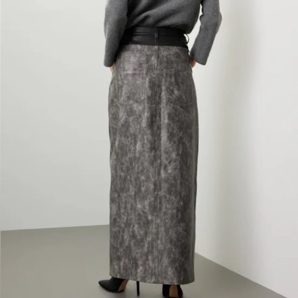 AFRM Easton Double Maxi Skirt 30 - Picture 2 of 14